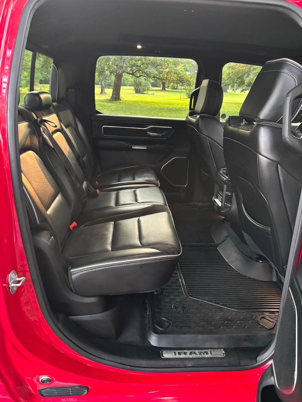 Rear cab after detailing, spotless